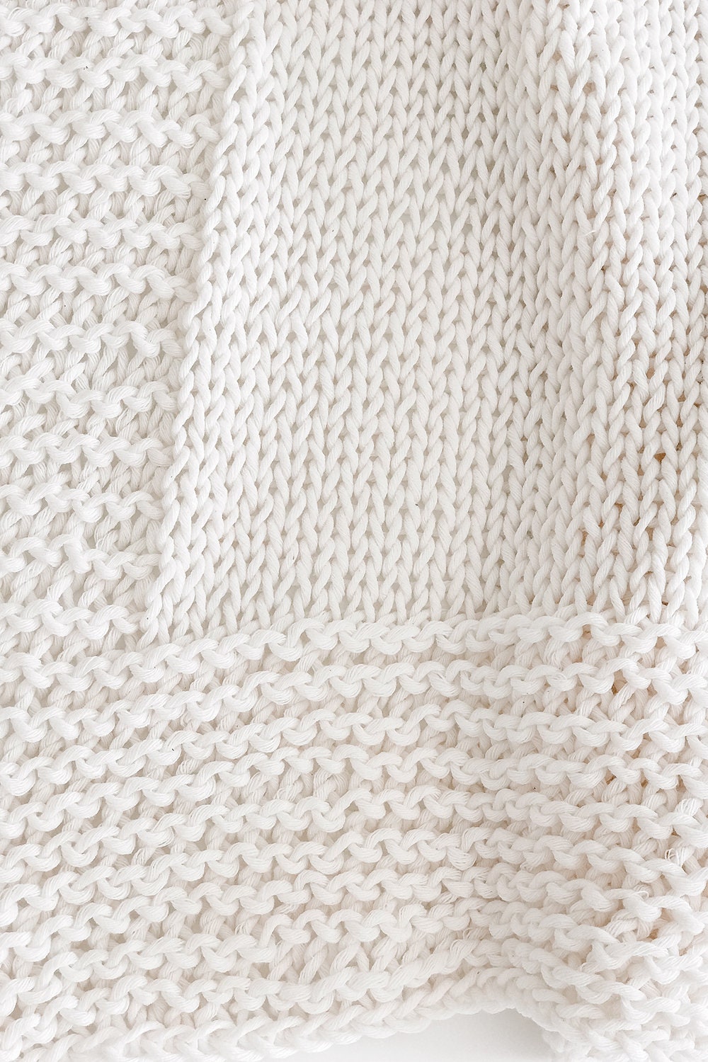 Chunky Knit Baby Blanket Pattern
