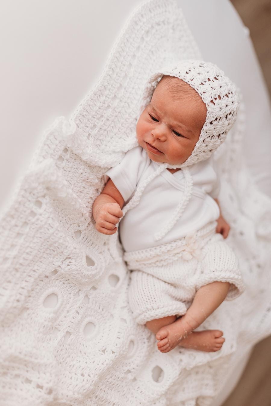 Baby Blanket and Hat Patterns Mia