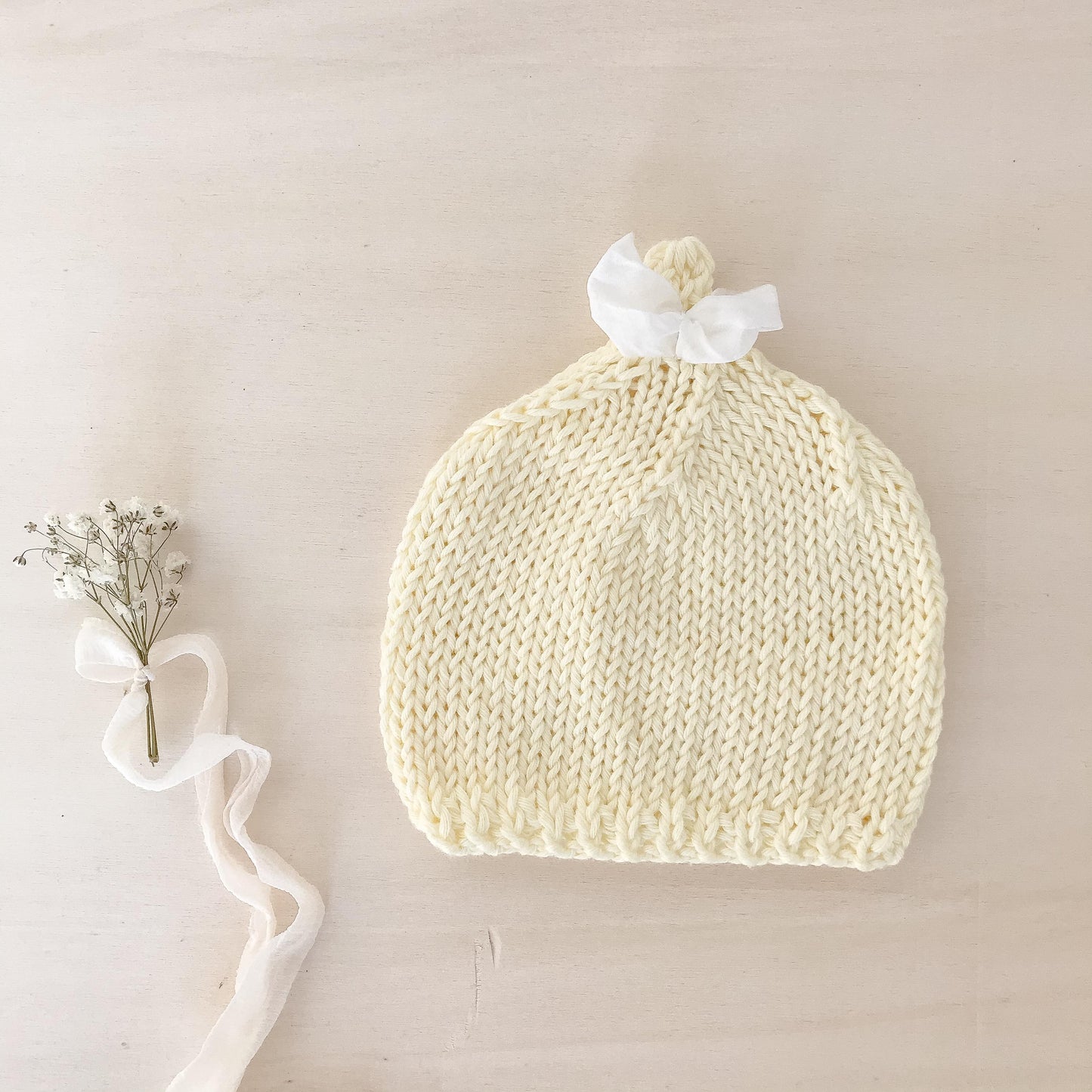 Knit Pixie Beanie Hat Pattern