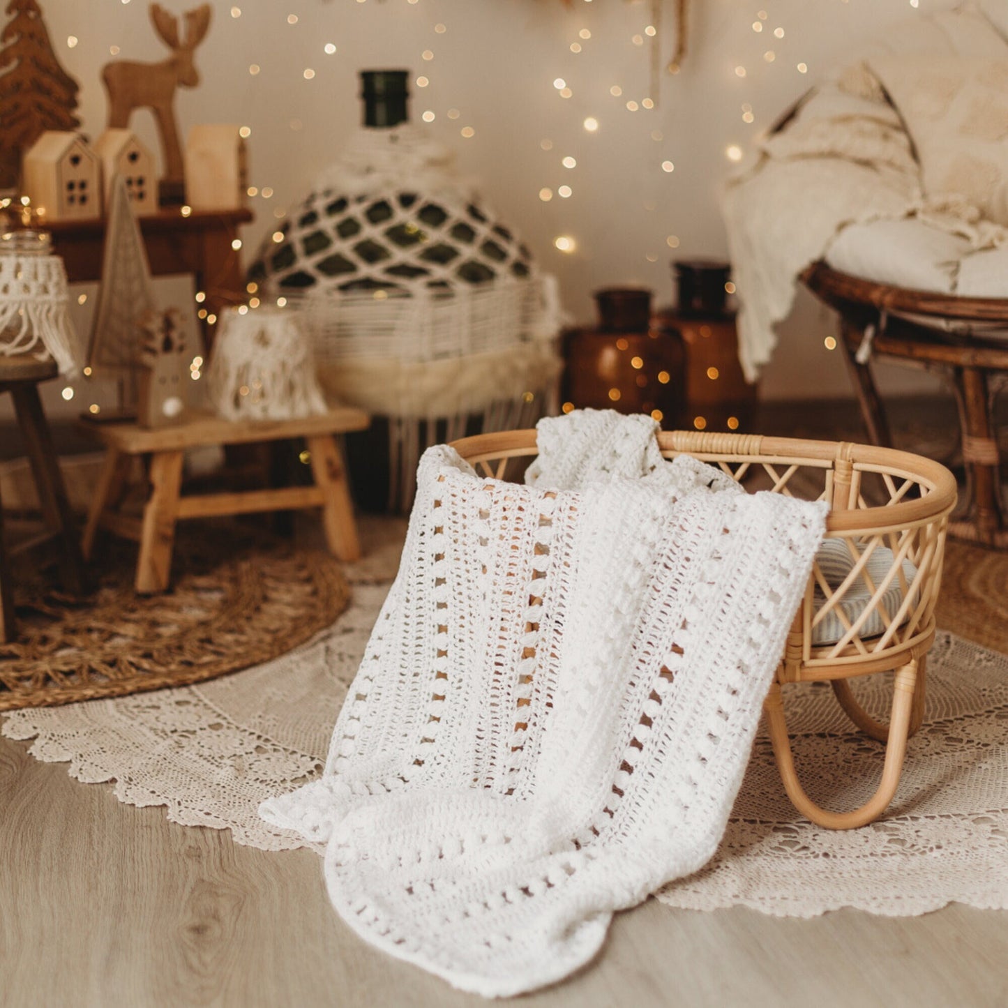 Lacy Baby Blanket Raffaella Pattern
