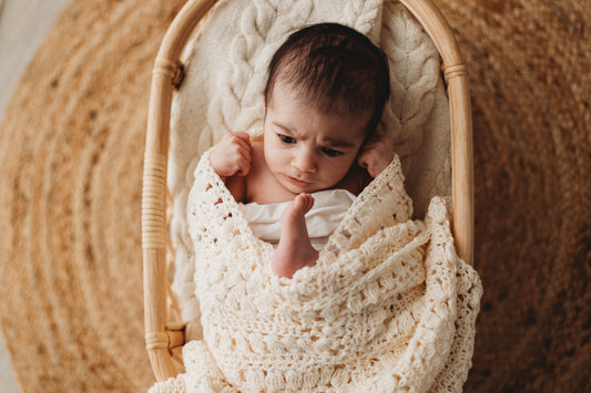 Crochet Granny Square Blanket Ester – Free Tutorial