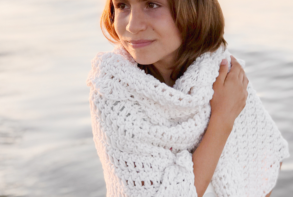 Easy Crochet Shawl Pattern Rebecca For Your Girls