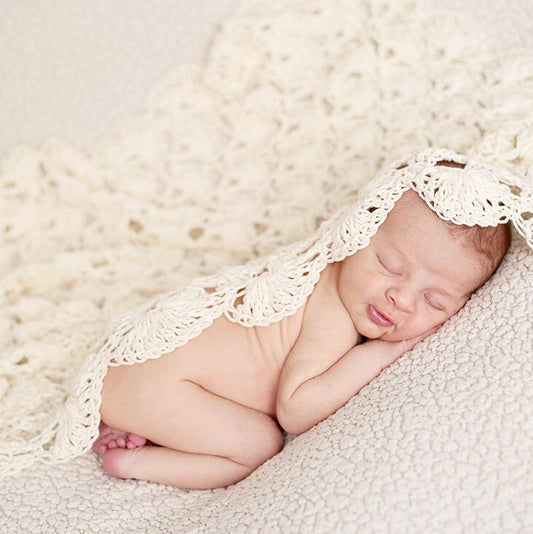Emmy - Crochet Bassinet Baby Blanket Pattern