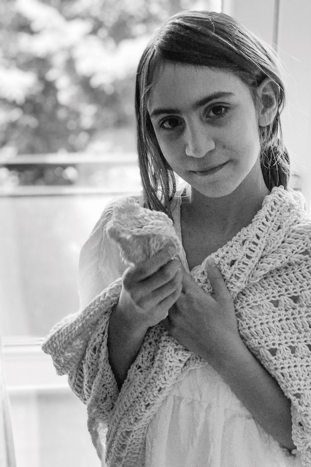 Triangle Shawl Savannah Crochet Pattern