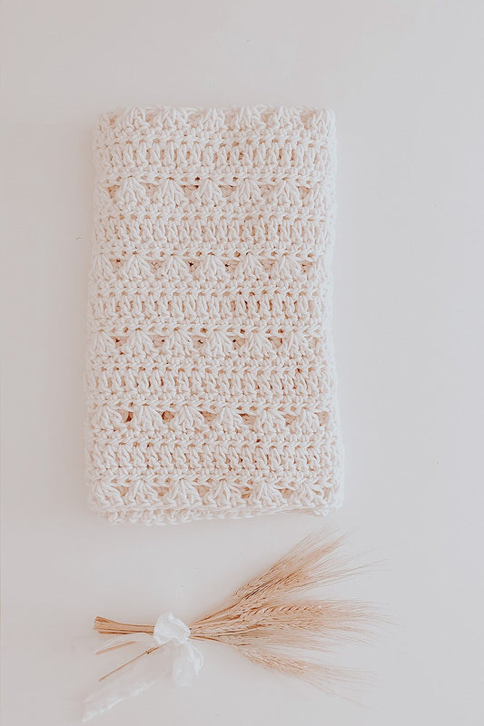 Crochet Baby Blanket and Hat Patterns: Savannah