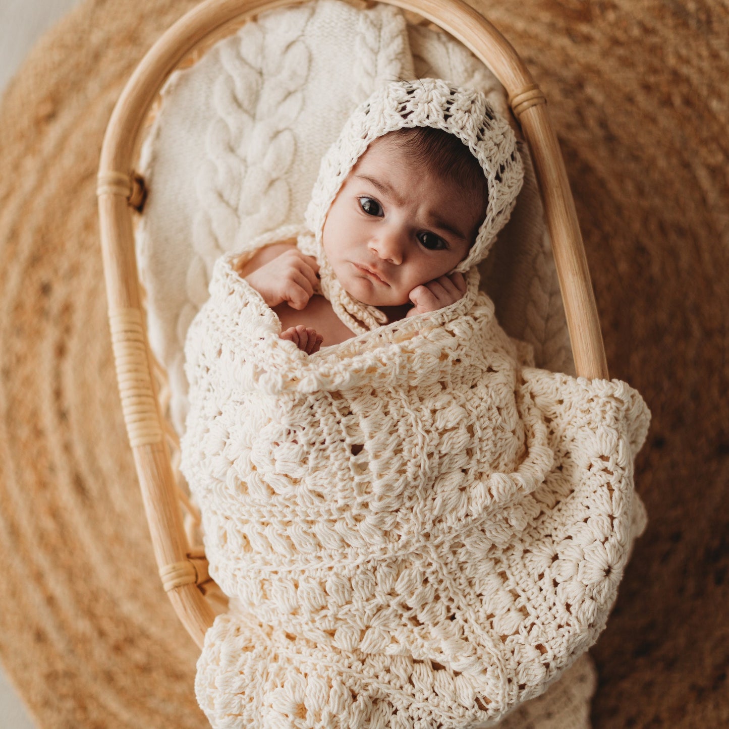 Granny Squares Baby Blanket Ester Pattern