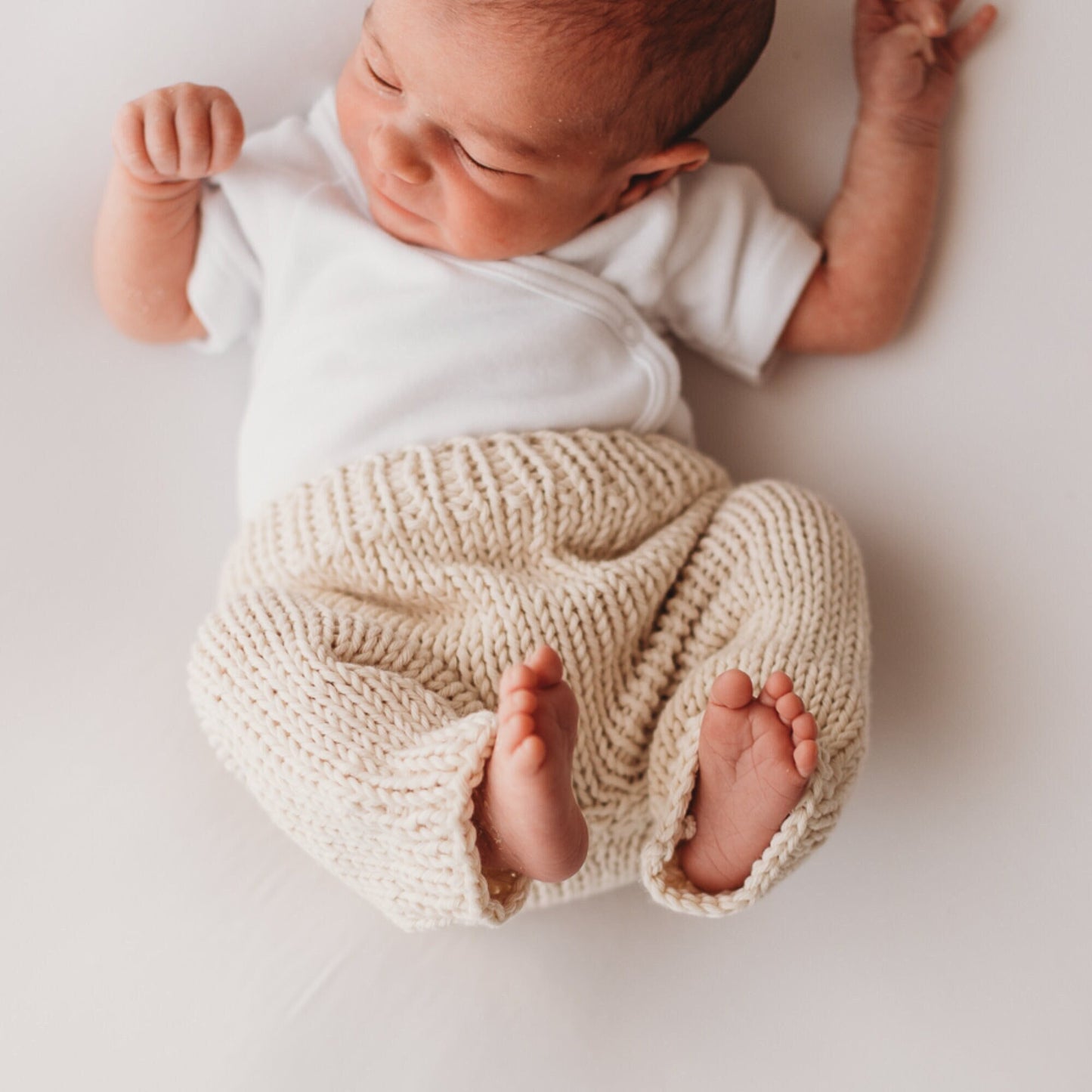 Knit Newborn Baby Pants Pattern