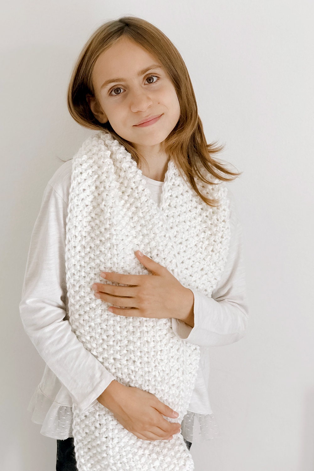 Easy Infinity Scarf Knitting Pattern