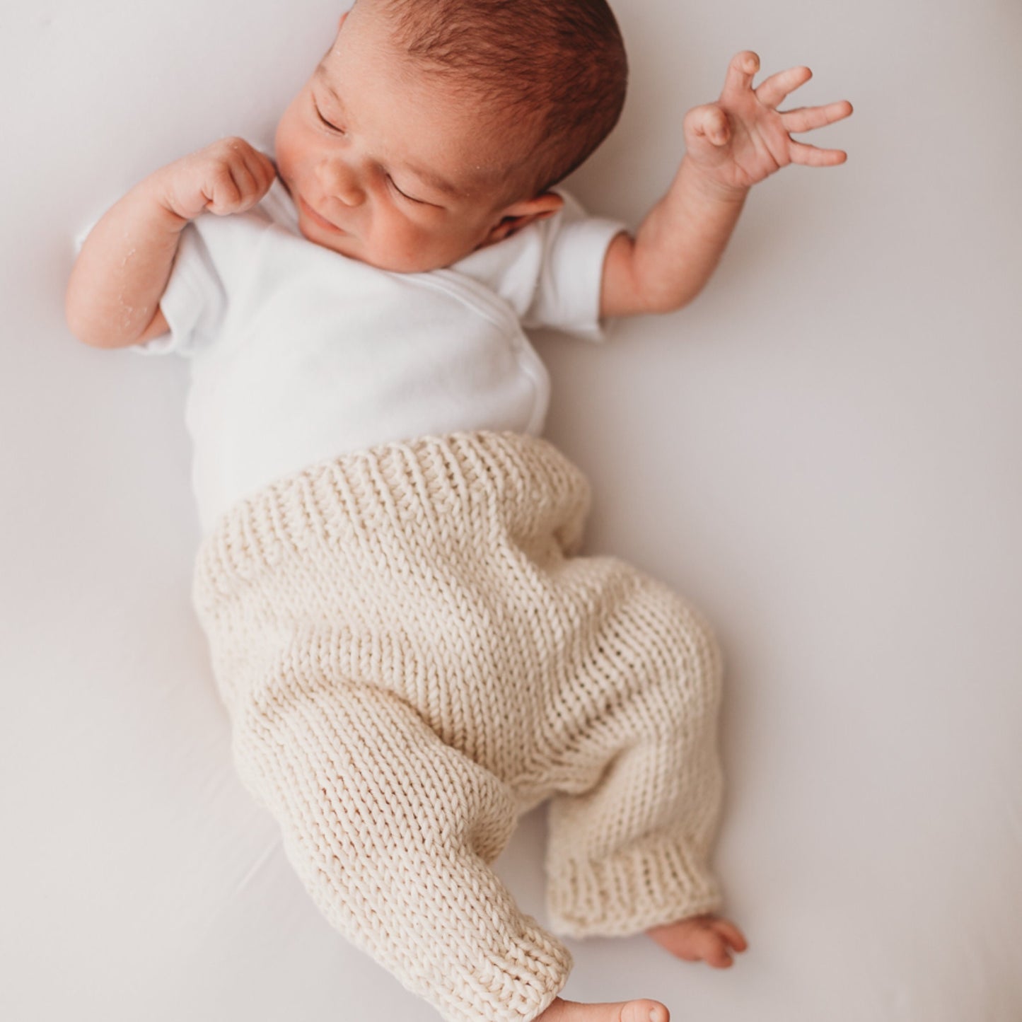 Knit Newborn Baby Pants Pattern