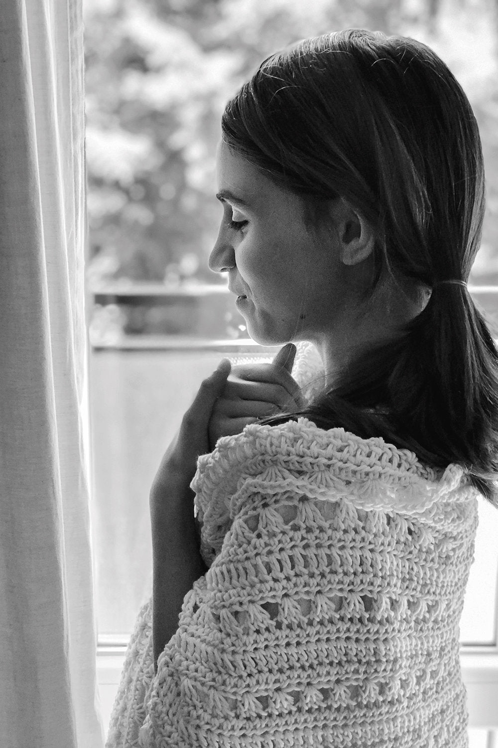 Triangle Shawl Savannah Crochet Pattern