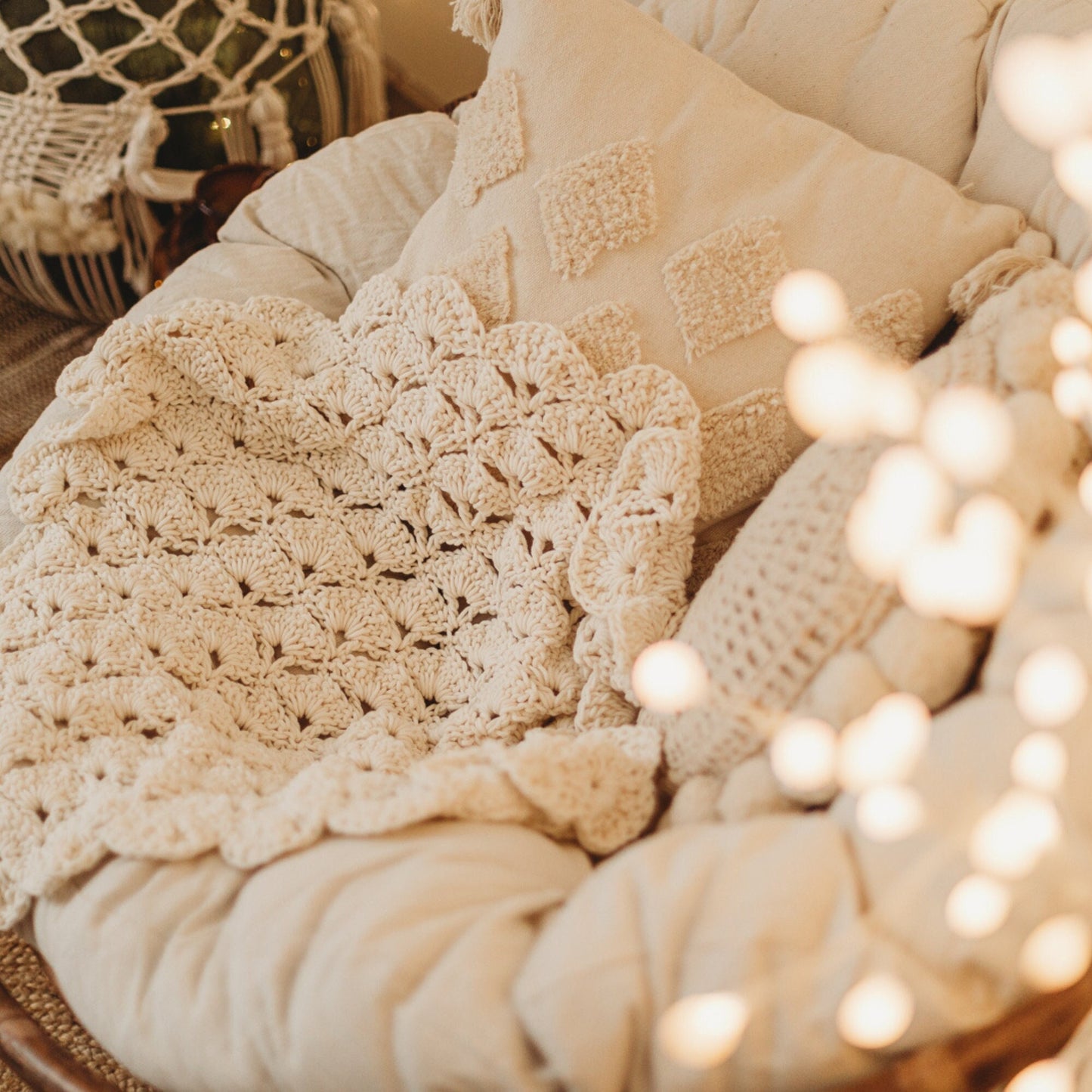 Crochet Pattern: Bassinet Baby Blanket Emmy