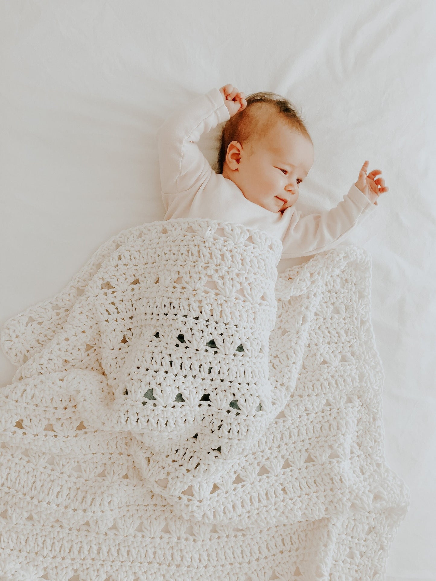 Crochet Baby Blanket and Hat Patterns: Savannah