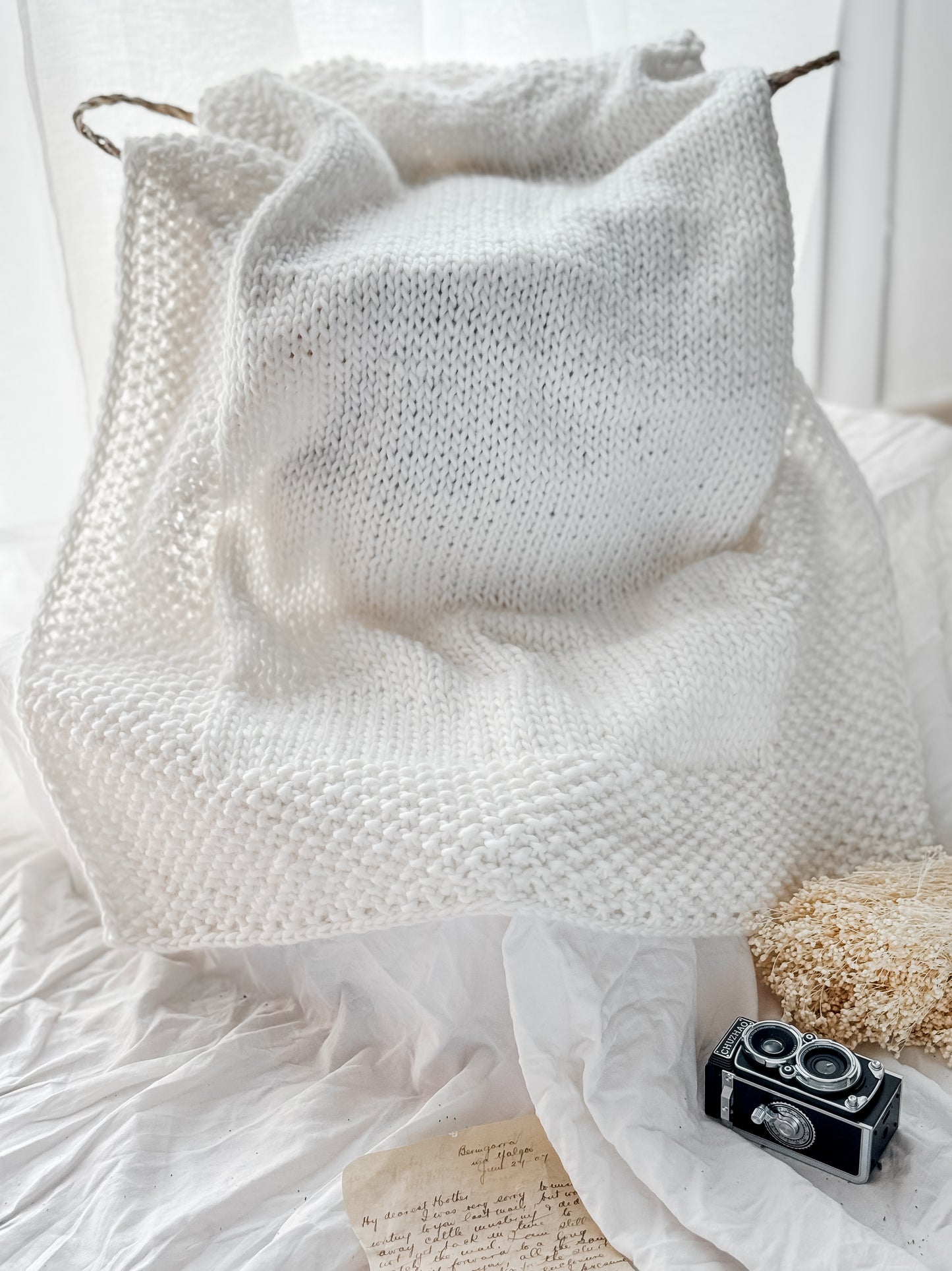 Knitting Pattern- Baby Blanket Lucy
