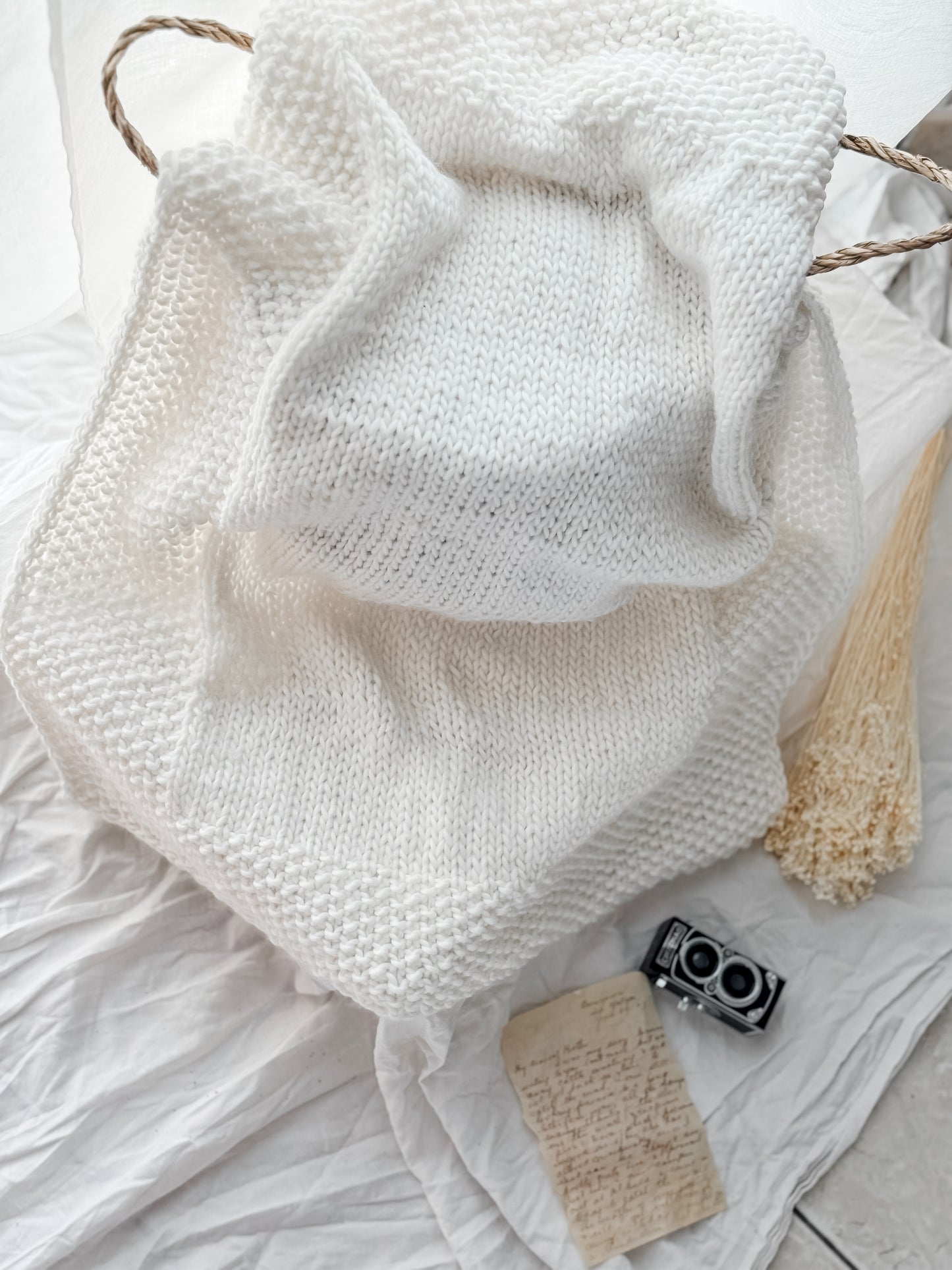 Knitting Pattern- Baby Blanket Lucy