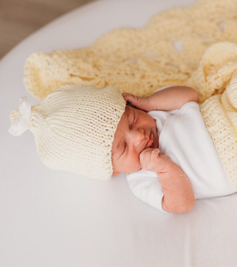Knit Pixie Beanie Hat Pattern