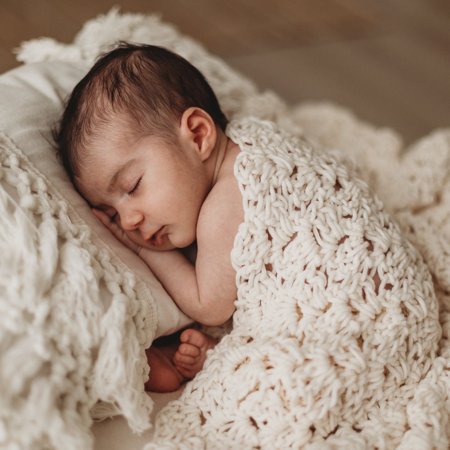 Mia Baby Blanket for Crib or Bassinet