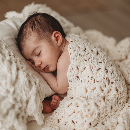 Mia Baby Blanket for Crib or Bassinet