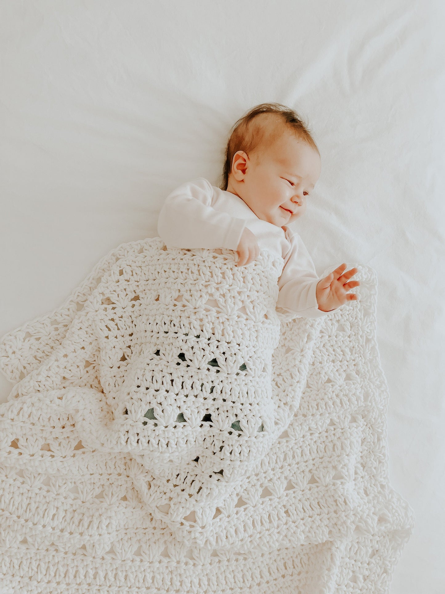 Crochet Baby Blanket and Hat Patterns: Savannah