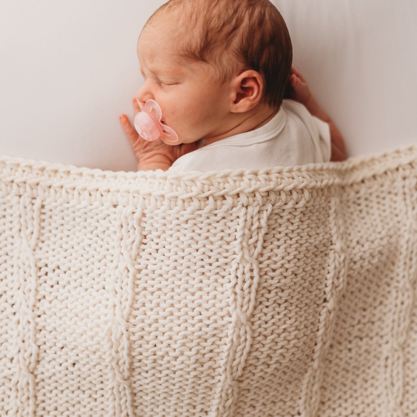 Knitting Pattern: Cables Baby Blanket Olivia