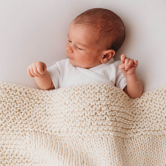 Chunky Knit Baby Blanket Pattern