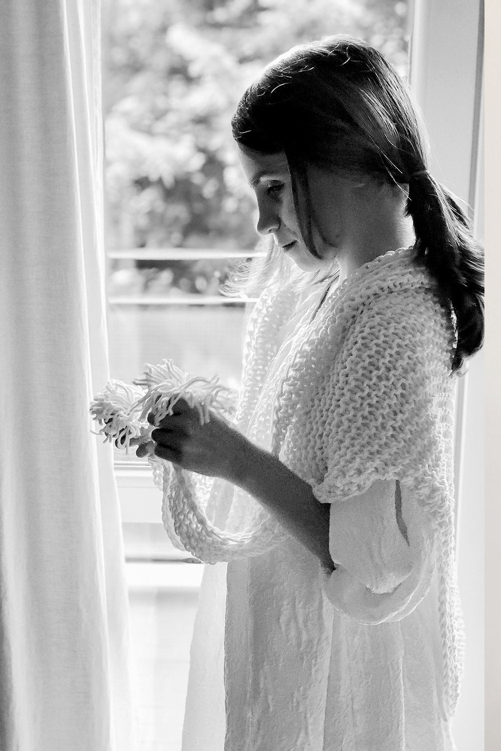 Child Shawl Knitting Pattern & Workbook