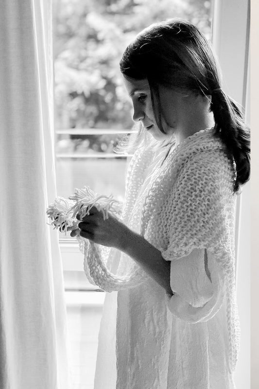 Child Shawl Knitting Pattern & Workbook