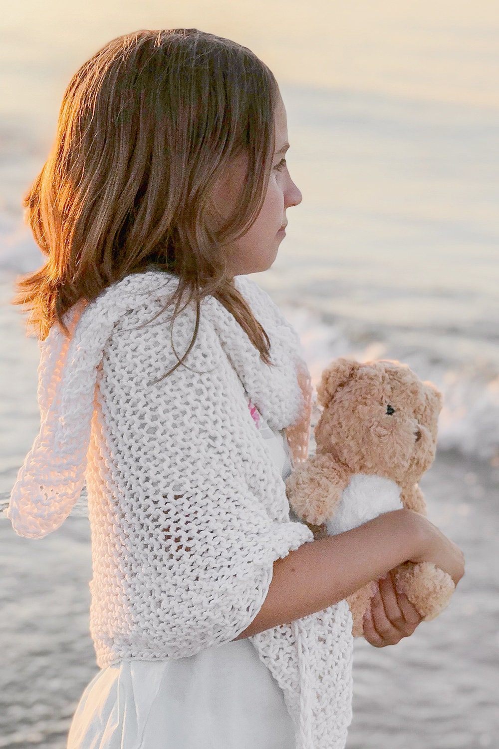 Child Shawl Knitting Pattern & Workbook