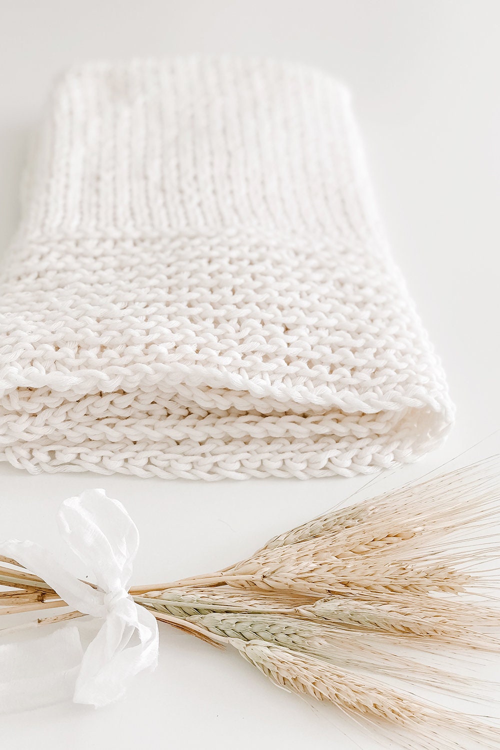 Chunky Knit Baby Blanket Pattern