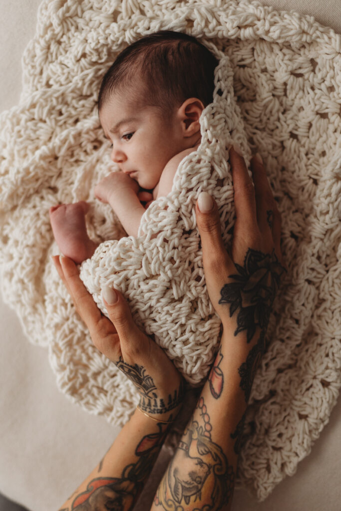 Mia – Blanket and Hat Patterns Set