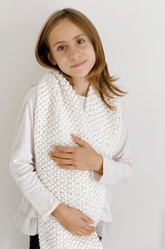 Winter Scarf Knitting Pattern