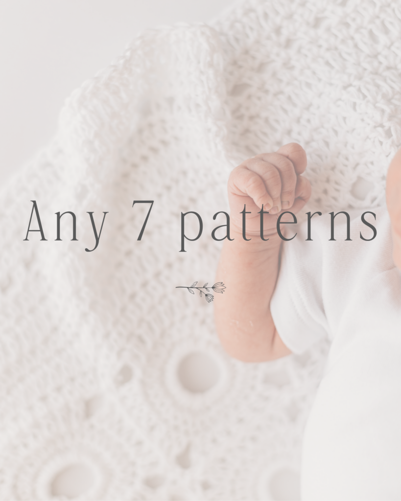 Patterns Package: Any 7 patterns